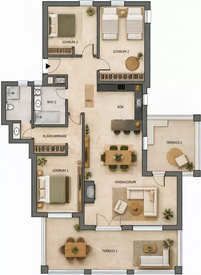 Middle Floor Apartment in San Pedro de Alcántara