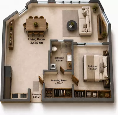 Ground Floor Apartment in Atalaya