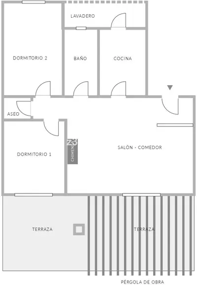 Top Floor Apartment in Cancelada