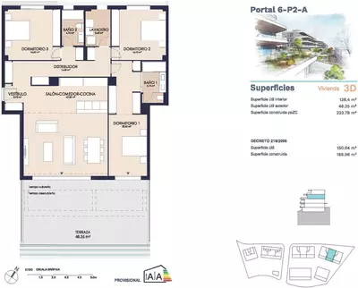 Middle Floor Apartment in Estepona
