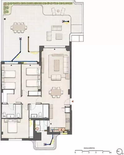 Middle Floor Apartment in Estepona