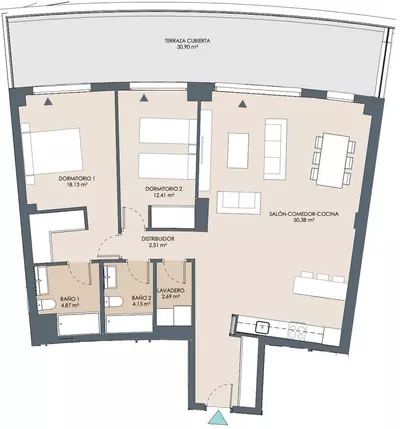 Middle Floor Apartment in Selwo