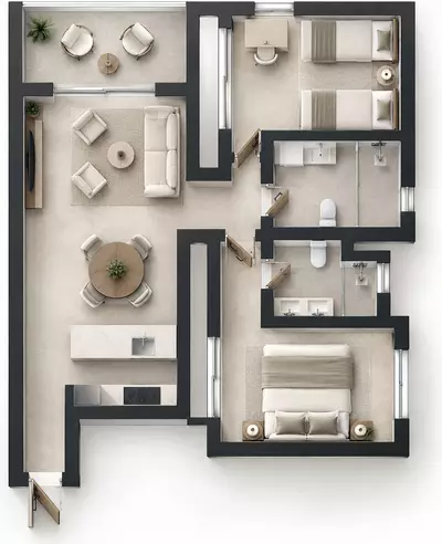 Top Floor Apartment in Estepona