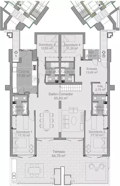 Penthouse Duplex in Estepona