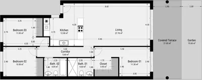 Ground Floor Apartment in Bel Air
