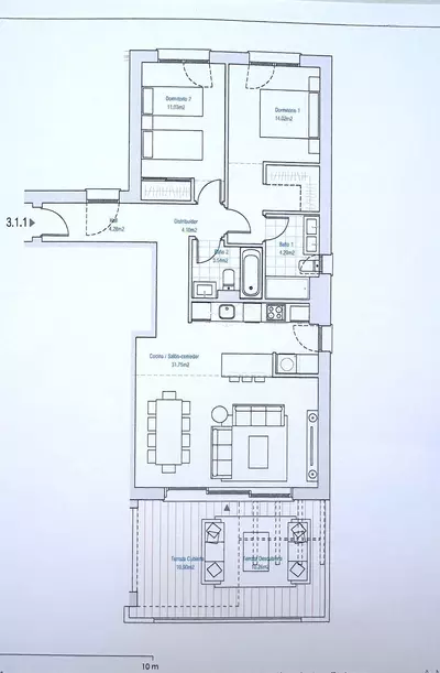 Middle Floor Apartment in Casares