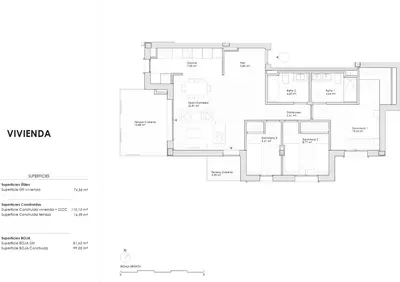 Middle Floor Apartment in Estepona