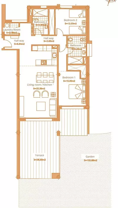 Ground Floor Apartment in El Paraiso