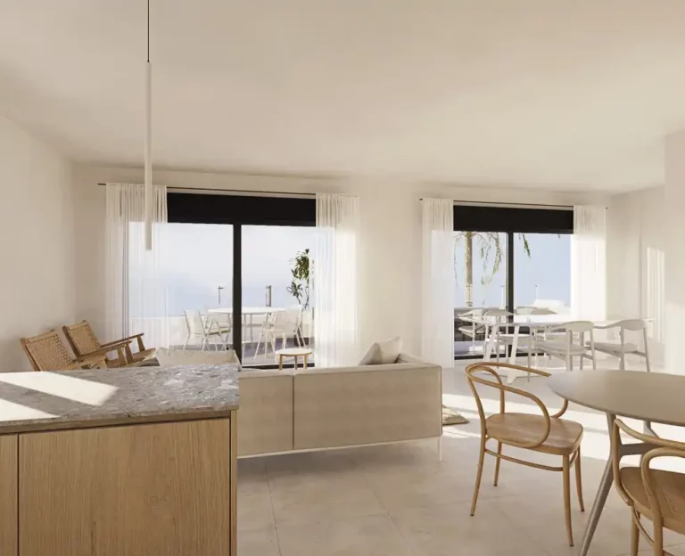 ne-CABA-P1-DA-B3 | Spacious two bedroom living space 109 square metre in Casares, Spain sun terrace