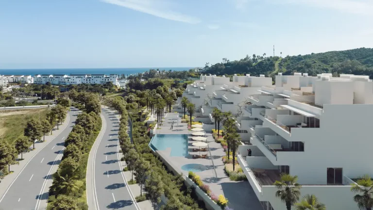 ne-IEF-F1-DA-B3 | Penthouse 132m² property situated in Estepona and balcony