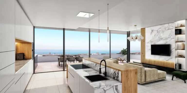 ne-MDEH-P1-DB-B3-02 | 3 bedroom suite in Estepona, Spain covered terrace