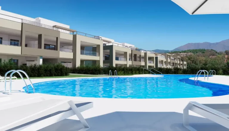 ne-SOF3-D2-B2 | Bright 2-bed apartment studio 83m² residence Casares, Costa del Sol featuring terrace