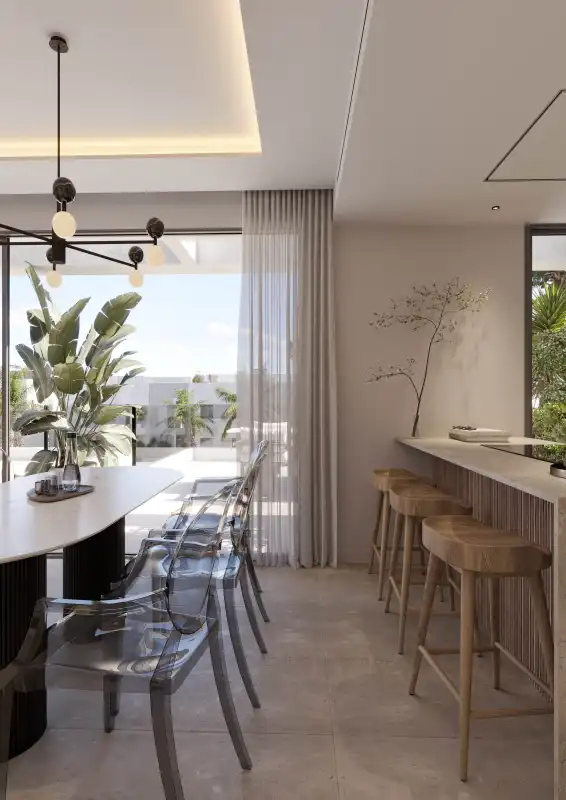 ne-TPAE-P8-F1-DA-B3 | Contemporary two bedroom condo featuring 129m² located in Estepona outdoor space