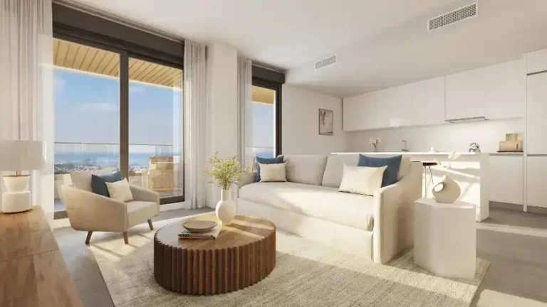 ne-VAV-P3-F2-DA-B2 | Spacious 2 bed loft compact 191m² Estepona, Costa del Sol with 51m² balcony