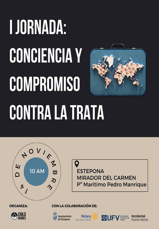 Estepona will host the day ‘Awareness and commitment against trafficking’ on November 14th